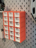 Pegboard-Kleinteile Schubladen